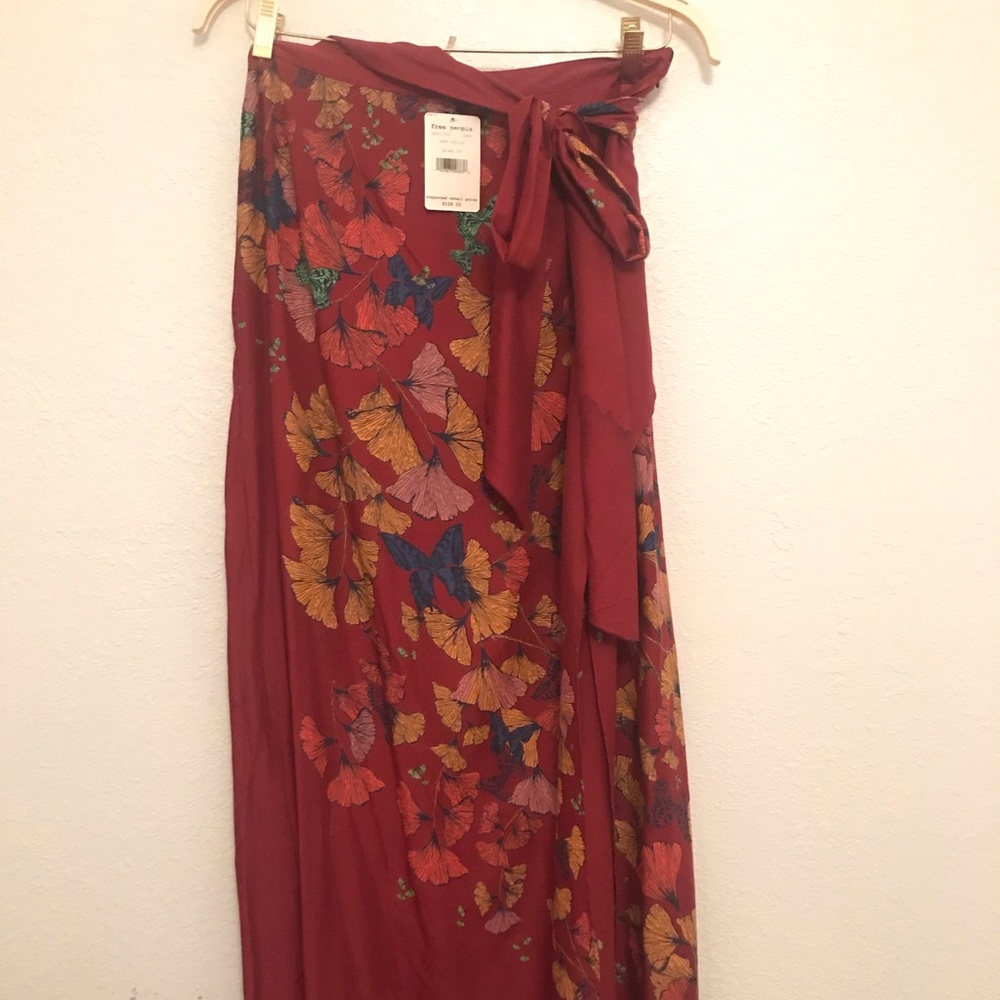 NWT Free People wrap skirt